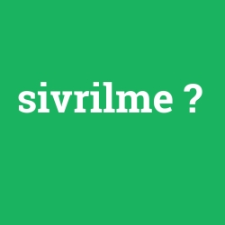 sivrilme