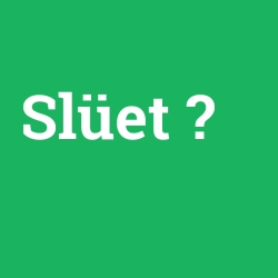 Slüet