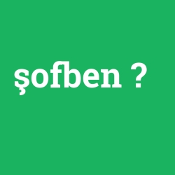 şofben