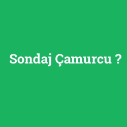 Sondaj Çamurcu
