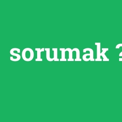sorumak foto galeri