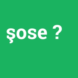 şose foto galeri