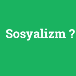Sosyalizm
