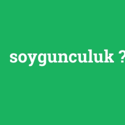 soygunculuk foto galeri
