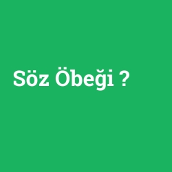 Söz Öbeği