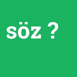 söz