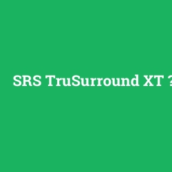 SRS TruSurround XT