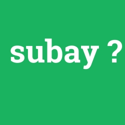 subay foto galeri