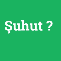 Şuhut