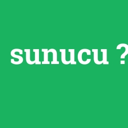 sunucu