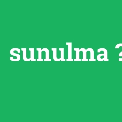 sunulma