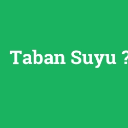 Taban Suyu
