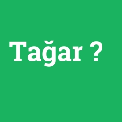 Tağar