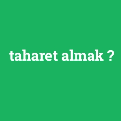 taharet almak