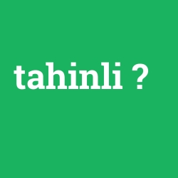 tahinli foto galeri