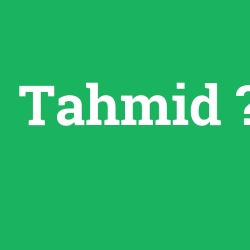 Tahmid