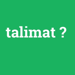 talimat