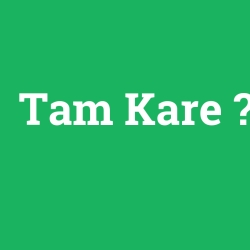 Tam Kare