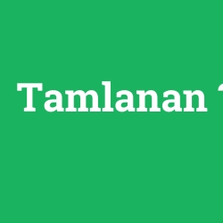 Tamlanan
