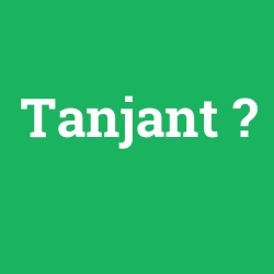 Tanjant