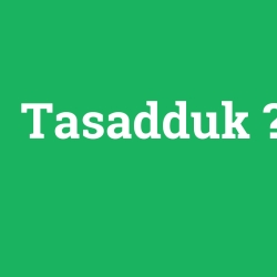 Tasadduk