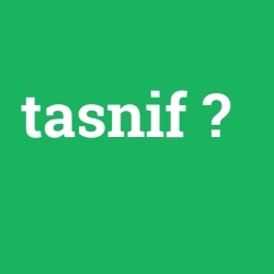 tasnif