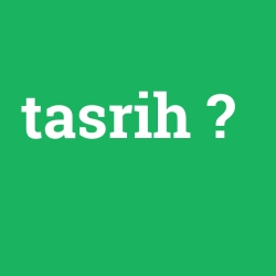 tasrih