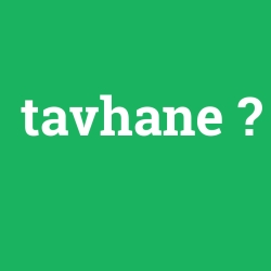 tavhane