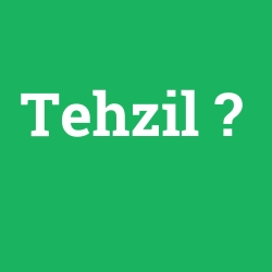 Tehzil