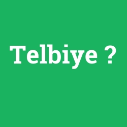 Telbiye