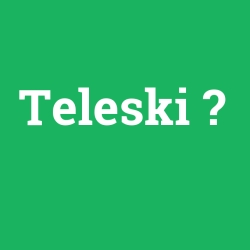 Teleski foto galeri