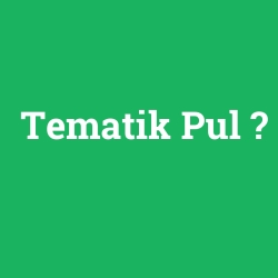 Tematik Pul foto galeri
