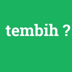 tembih