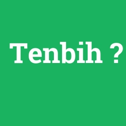 Tenbih