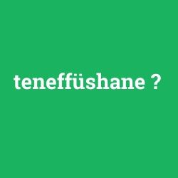 teneffüshane