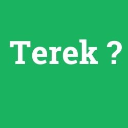 Terek foto galeri