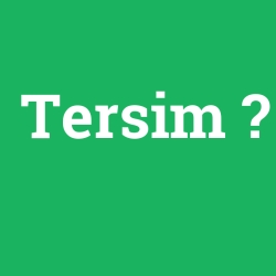 Tersim
