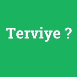 Terviye