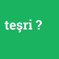 teşri