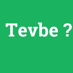 Tevbe