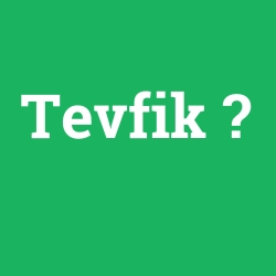 Tevfik