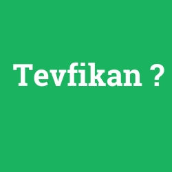 Tevfikan