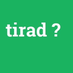 tirad