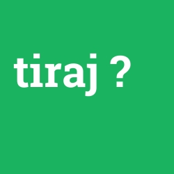 tiraj