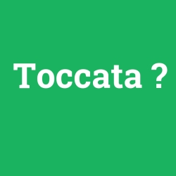 Toccata foto galeri