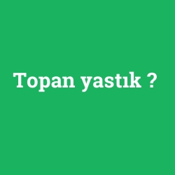 Topan yastık