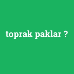 toprak paklar
