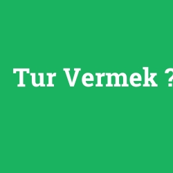 Tur Vermek