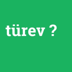 türev