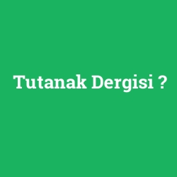 Tutanak Dergisi